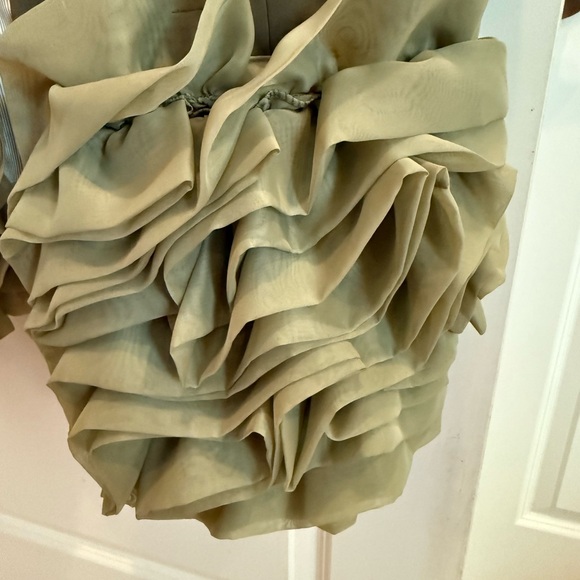 Custom Calvin Klein Blazer with Hand-Applied Ruffle Detail - Picture 4 of 5